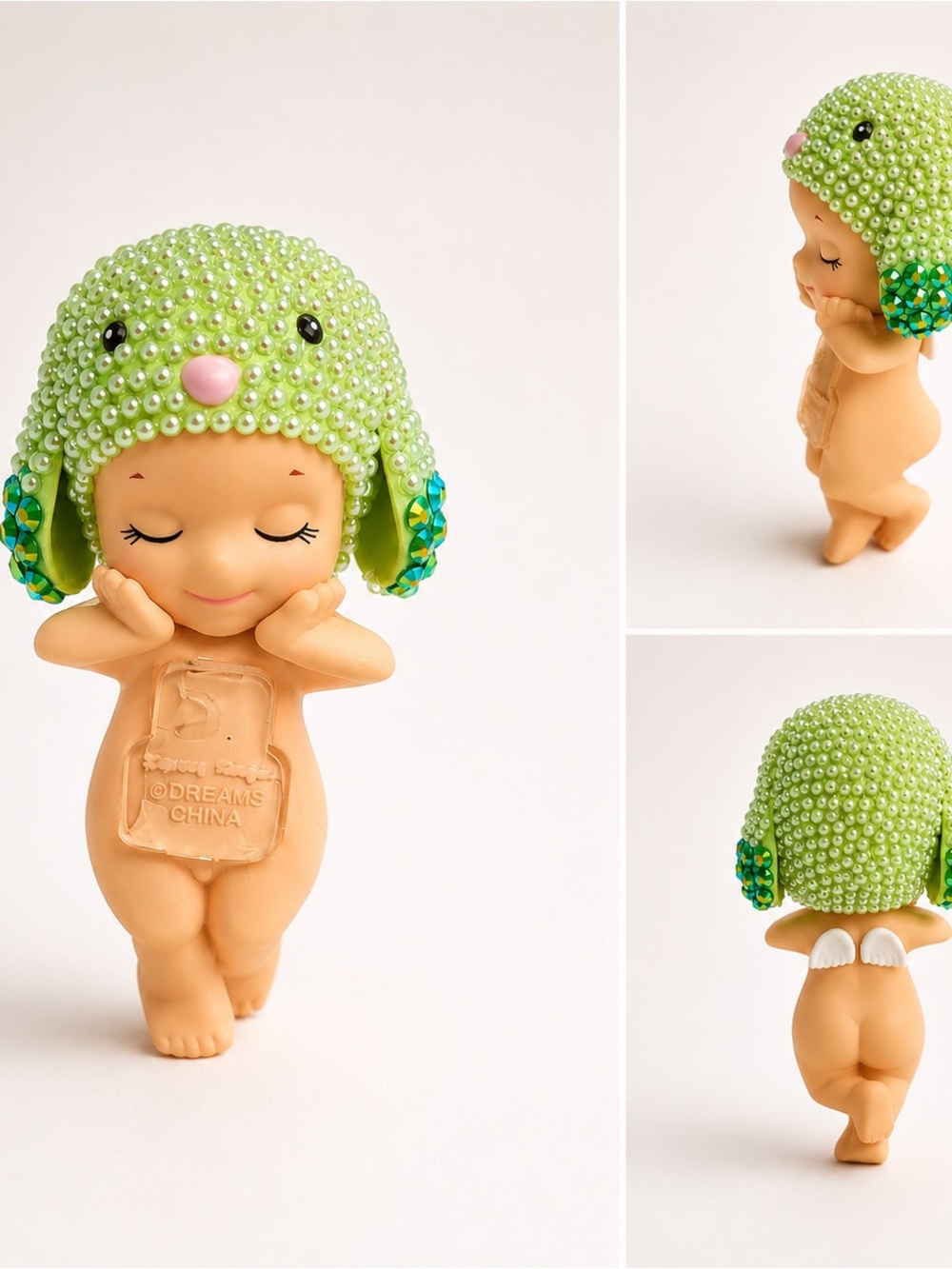 Green Beaded bunny sonny angel